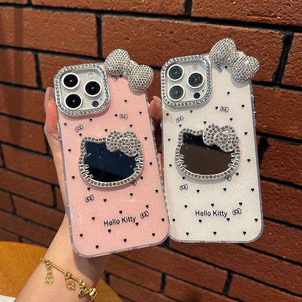 韓国キティ Qoo10] かわいい キティ iphoneケース キ