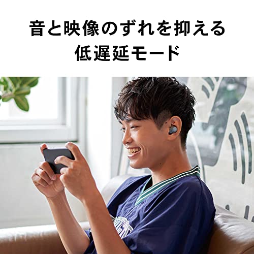 オーディオテクニカ ATH-CKS30TW BK ワイヤレスイヤホン bluetooth 【完全ワイヤレスイヤホン / 重低音 / IP55 防水防塵規格 / マルチポイント対応 / 小型軽量 / 最