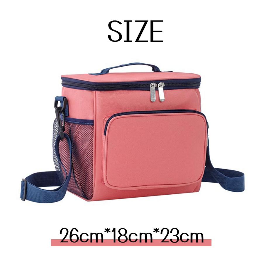 保冷バッグ 保温バッグ ランチバッグ クーラーバッグ ポケット付き お弁当 大容量 防水 手提げ 肩掛け アウトドア 野外 ピクニック キャンプ