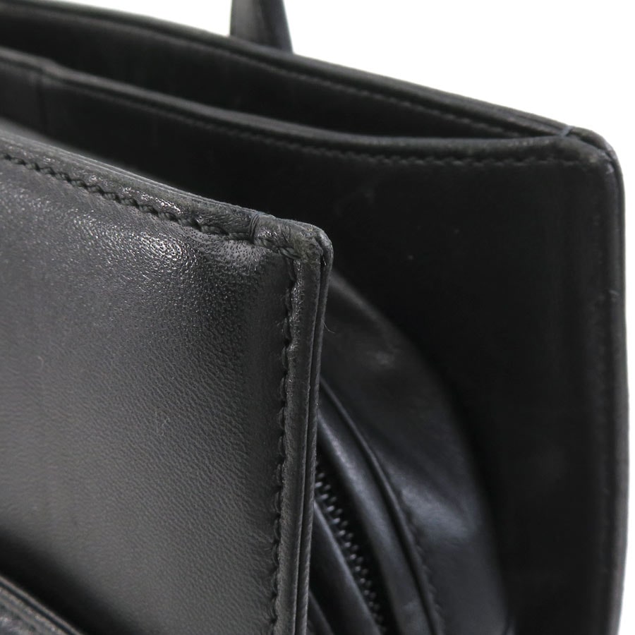 ロエベ LOEWE ハンドバッグ ショルダーバッグ アナグラム レザー ブラック シルバー レディース e59772n ロエベ LOEWE ハンドバッグ ショルダーバッグ アナグラム レザー ブラック シルバー レディース e59772n
