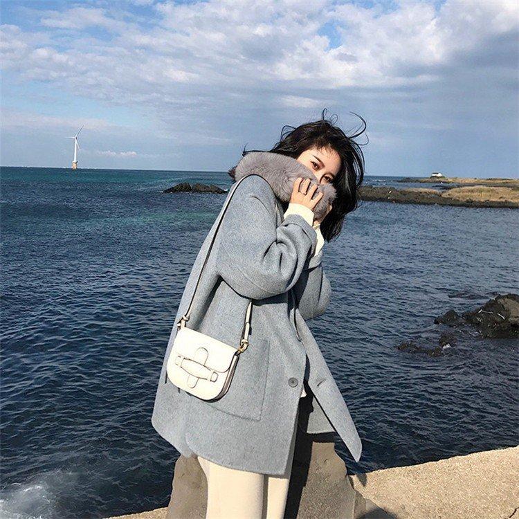 ラシャコート レディース ダブルブレスト 厚手 ラシャジャケット ロング丈コート 秋冬 カジュアル スプリングコート 着痩せ アウター