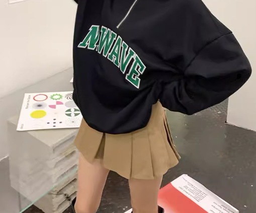 レディース スカート ショートスカート ミニスカート ミニ ショート Aライン プリーツ ファスナー ハイウエスト かわいい シンプル カジュアル おしゃれ かっこいい ガーリー キュート