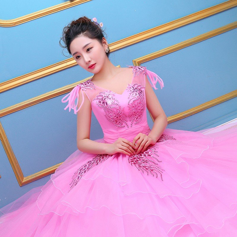 カラードレス 安い イブニングドレス 花嫁 ロング パーティードレス 演奏会 フォーマルドレス 結婚式 二次会 カクテルドレス 大きいサイズ ピンク