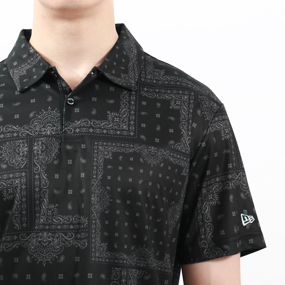 正規取扱店 ゴルフウェア メンズ ゴルフ ウェア トップス バンダナ柄 春 夏 秋 半袖 鹿の子 ポロシャツ Bandana All over 正規取扱店 ゴルフウェア メンズ ゴルフ ウェア トップス バンダナ柄 春 夏 秋 半袖 鹿の子 ポロシャツ Bandana All over