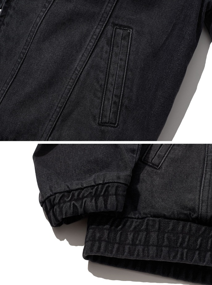 [1993studio] Small Logo Vintage Washing Denim Jacket