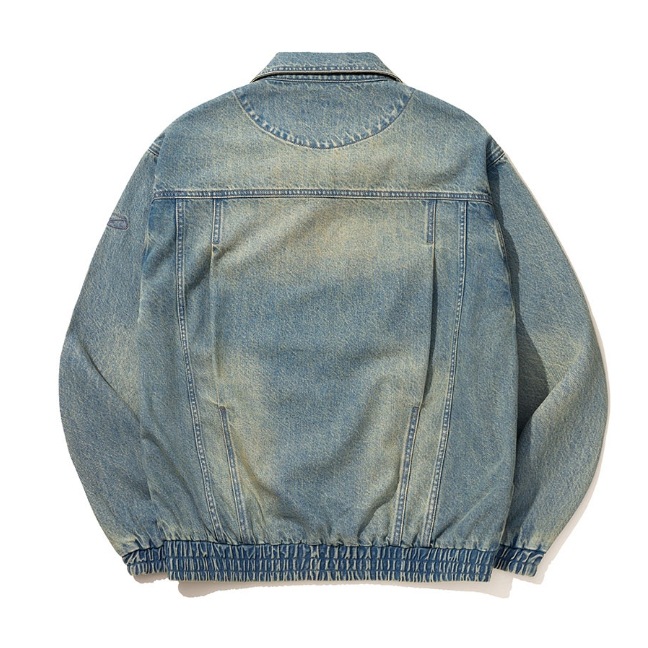 [1993studio] Small Logo Vintage Washing Denim Jacket