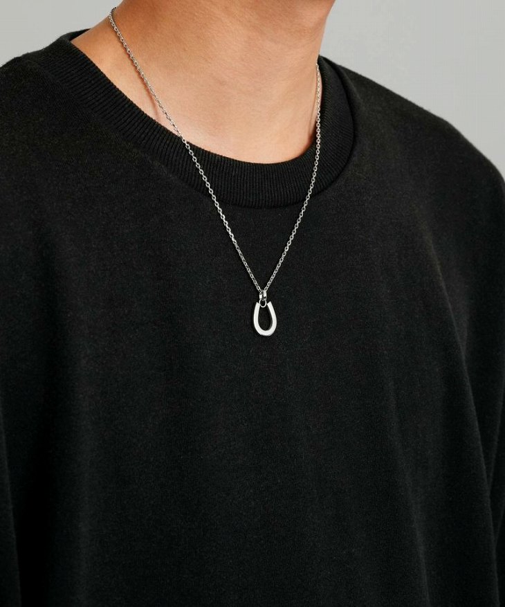 ネックレス メンズ プレーン ホースシュー ネックレス サージカルステンレス316L LH-03NE0475 ステンレス アレルギーフリ 【ネコポス】 ネックレス メンズ プレーン ホースシュー ネックレス サージカルステンレス316L LH-03NE0475 ステンレス アレルギーフリ 【ネコポス】