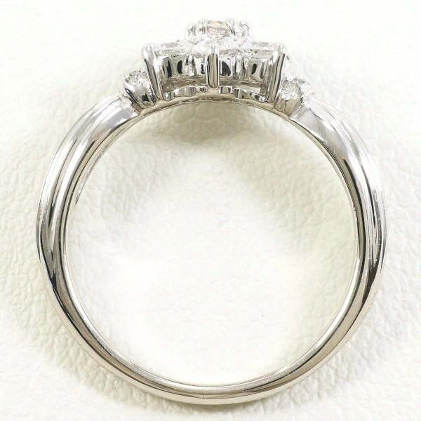 PT900 プラチナ リング 指輪 8.5号 ダイヤ 0.50 総重量約4.8g ジュエリー 中古