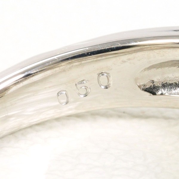PT900 プラチナ リング 指輪 8.5号 ダイヤ 0.50 総重量約4.8g ジュエリー 中古