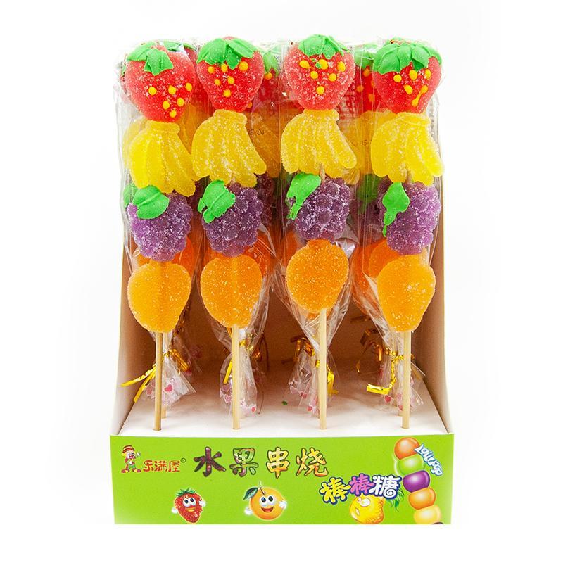 【まとめ買い価格 10セット1配送】Youtubeで話題 韓国お菓子 バケツに砂糖32個 フルーツ串ファッジ