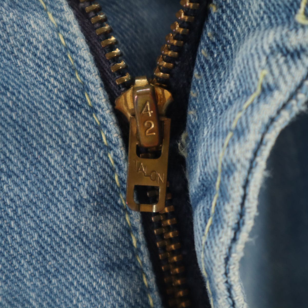 70s 80s ヴィンテージ 42タロン デニムパンツ ブルー メンズ 古着
