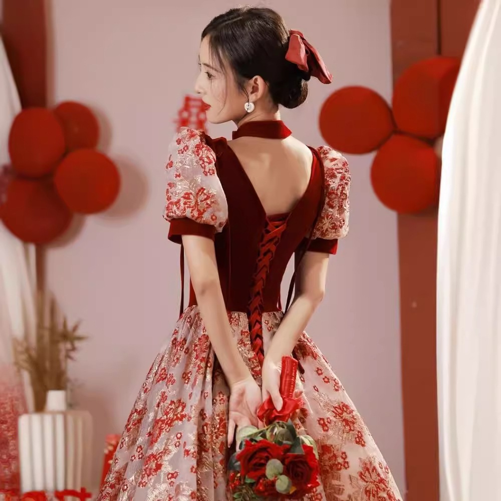 大きいサイズの太ったmm200斤のバラ騎士敬酒服は太って痩せている妊婦の花嫁が婚約してタキシードをお礼します