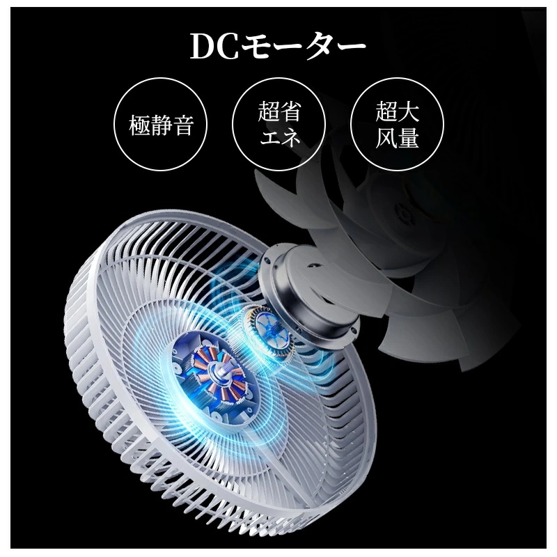 扇風機 屋外 卓上 スタンドファン サーキュレーター サーキュレーター扇風機 持ち運び フィシング DCモーター DC コンパクト 収納 省エネ 静音 マイナスイオン 涼しい 高級