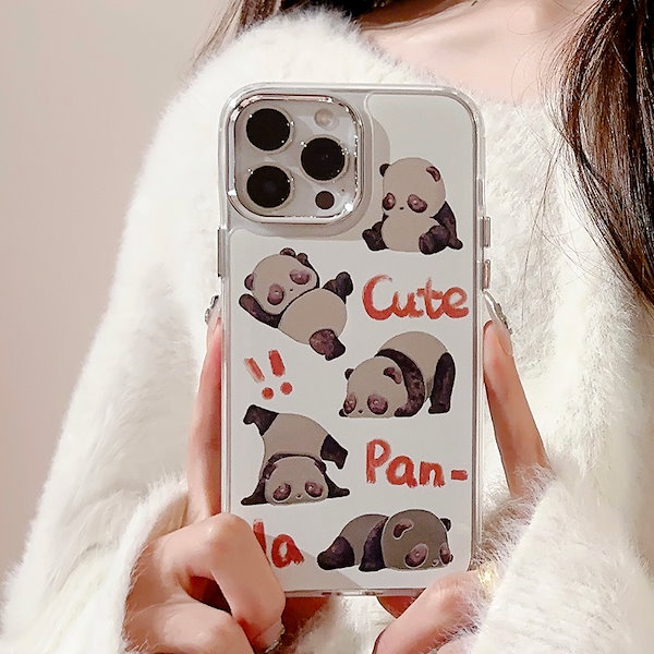 Qoo10] iphone15 ケースパンダ キュート