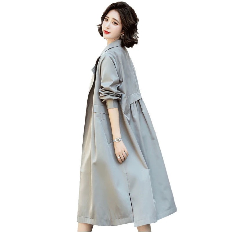 2023秋冬新入荷 コート可愛らしい体型カバー 新作 ファッション 大きいサイズ ロング　トレンチコート レディース ロング 英伦風 気質 コート　春トレンチコート　薄手