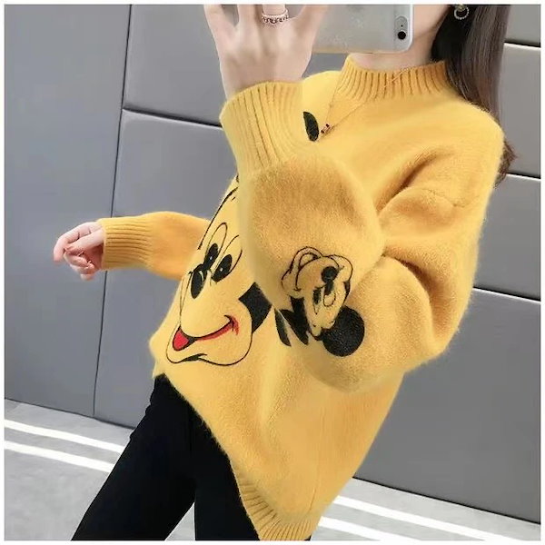 Qoo10] セーター ディズニー ミッキー ニット