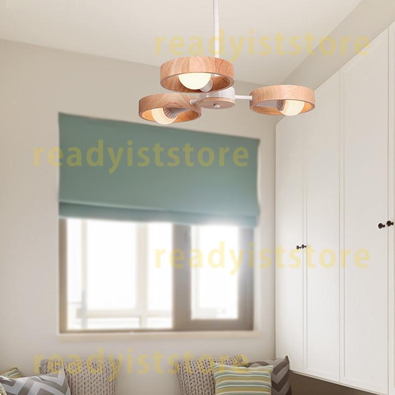 インテリア装飾インテリア照明ライトダイニング リビング シャンデリア 吹き抜け ペンダントライト おしゃれ 北欧 サークル 木製 天井ライト LED対応 玄関 木目調 インテリア照明 天井照明