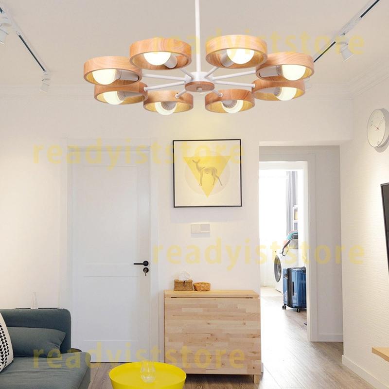 インテリア装飾インテリア照明ライトダイニング リビング シャンデリア 吹き抜け ペンダントライト おしゃれ 北欧 サークル 木製 天井ライト LED対応 玄関 木目調 インテリア照明 天井照明