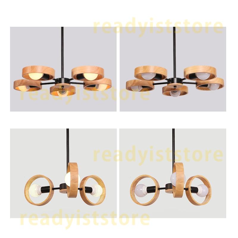 インテリア装飾インテリア照明ライトダイニング リビング シャンデリア 吹き抜け ペンダントライト おしゃれ 北欧 サークル 木製 天井ライト LED対応 玄関 木目調 インテリア照明 天井照明
