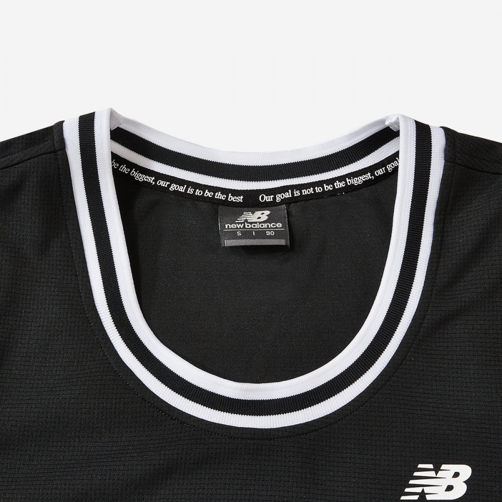 ニューバランスユニ NBSC メッシュノースリーブ NBNGEB2543-(19) ブラック