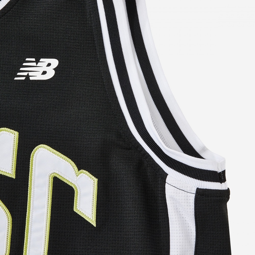 ニューバランスユニ NBSC メッシュノースリーブ NBNGEB2543-(19) ブラック