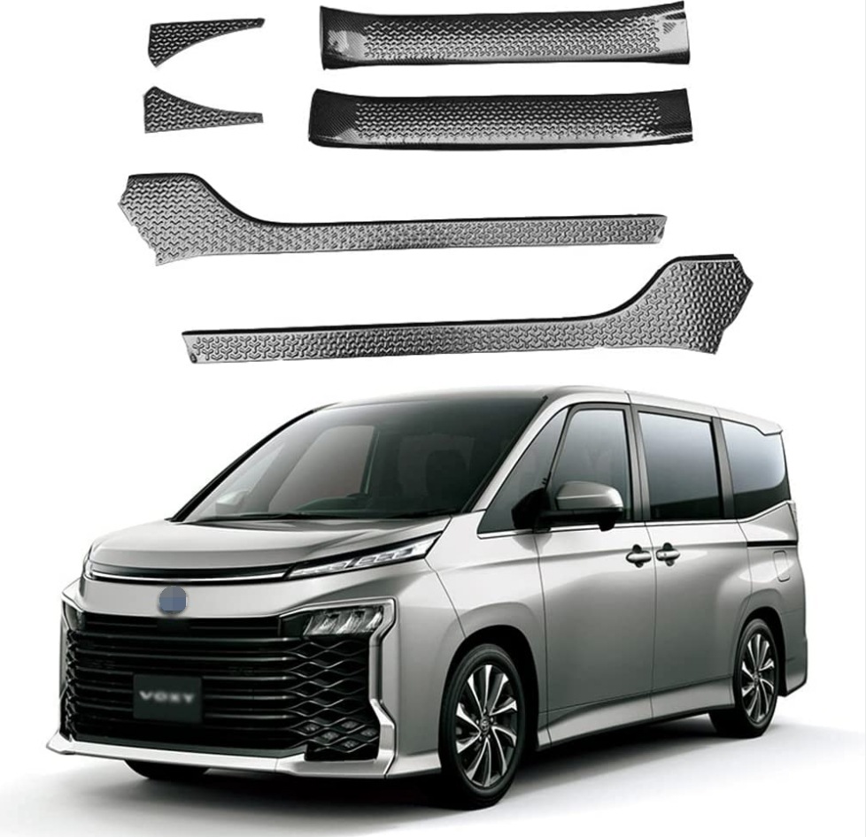 トヨタ 新型ヴォクシー VOXY/ノア NOAH 90系 ドアステップ ガーニッシュ サイドステップガーニッシュ ステップカバープロテクター