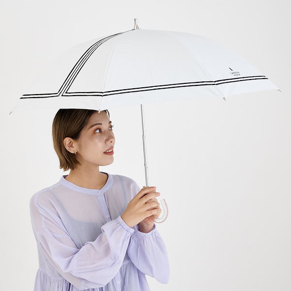 Qoo10] ランバン 日傘 長傘 晴雨兼用 雨傘 レディース
