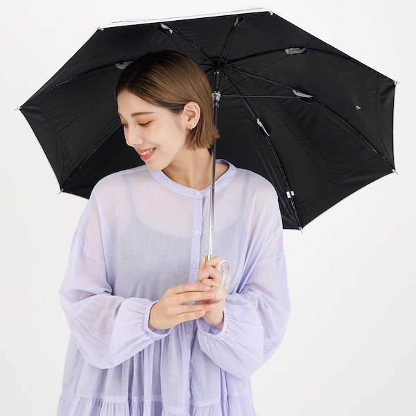 Qoo10] ランバン 日傘 長傘 晴雨兼用 雨傘 レディース