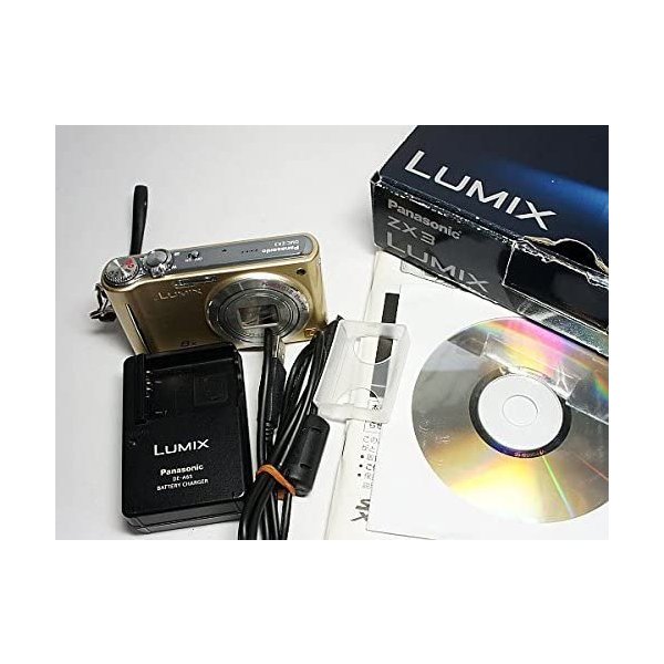 パナソニック デジタルカメラ ルミックス ゴールド DMC-ZX3-N