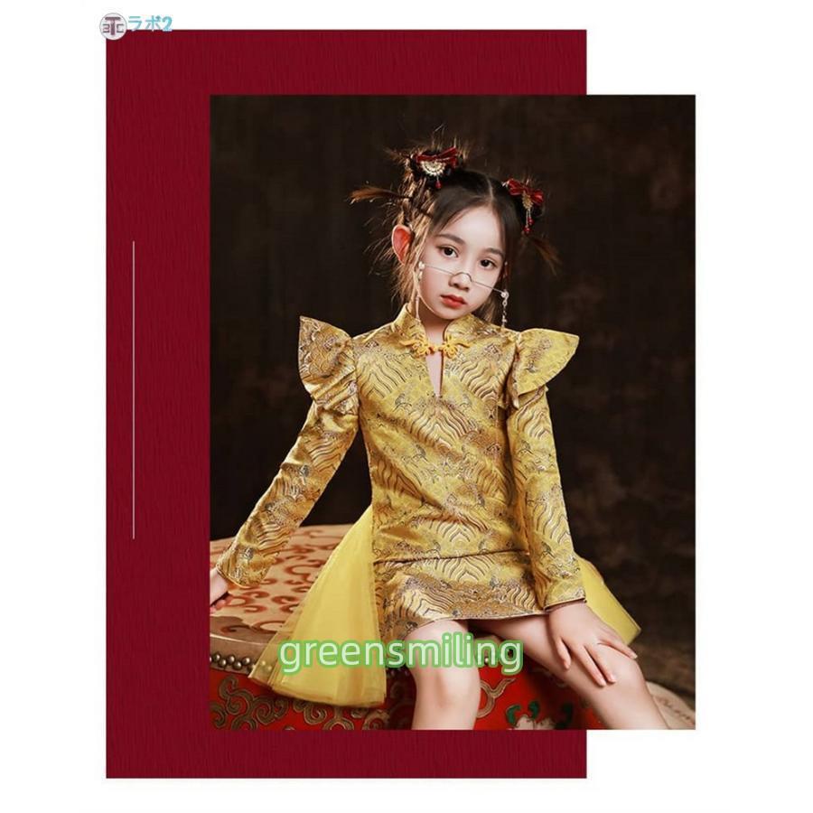 キッズダンス 衣装 ドレス ワンピース チャイナドレス 女の子 子供服 キッズダンス衣装 女の子 チアガール ダンス 衣装 キッズ ダンス 衣装 演出服 舞台服 100 1