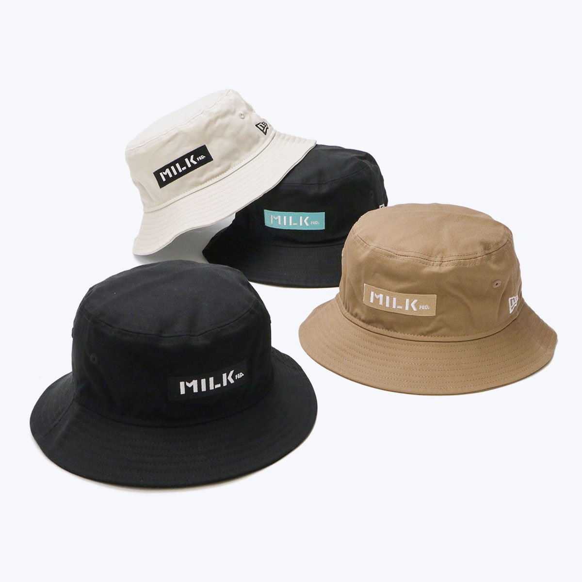 ハット レディース 帽子 バケットハット バケハ バケット ニューエラ コラボ 刺繍 シンプル NEW ERA BAR HAT 103232051003