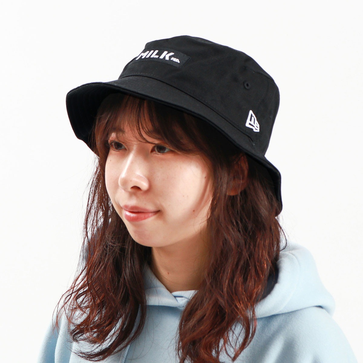 ハット レディース 帽子 バケットハット バケハ バケット ニューエラ コラボ 刺繍 シンプル NEW ERA BAR HAT 103232051003