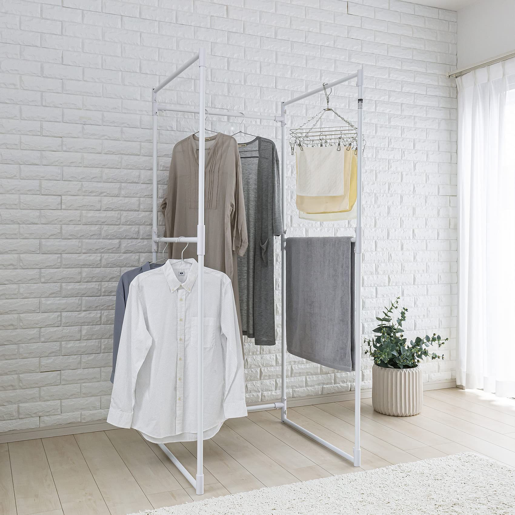 積水樹脂 セキスイ 室内用物干し ランドリースタンド(スティック) STIK-P3W