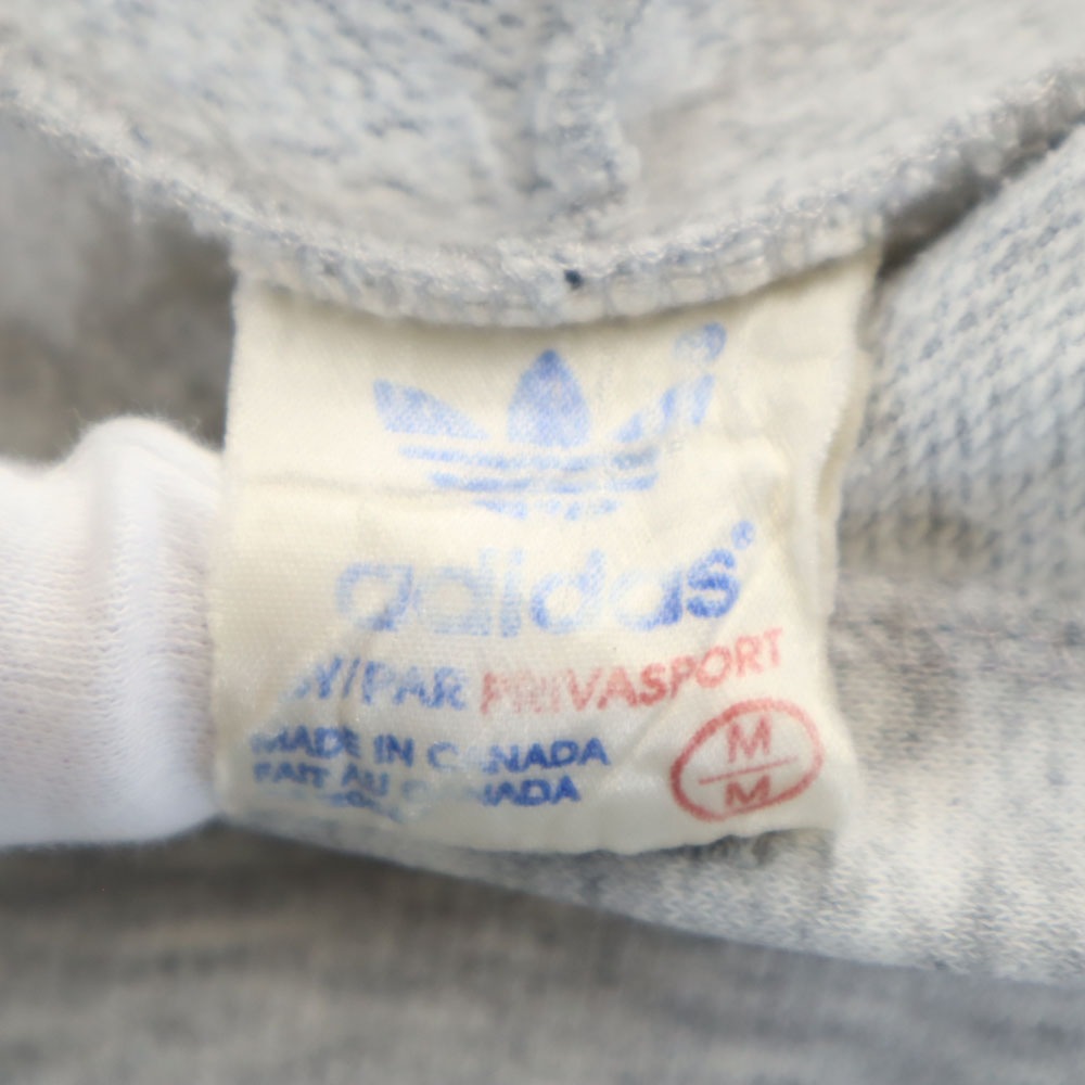 90s カナダ製 オールド トレフォイルロゴプリント 長袖 スウェットパーカー M グレー プルオーバー メンズ 90s カナダ製 オールド トレフォイルロゴプリント 長袖 スウェットパーカー M グレー プルオーバー メンズ