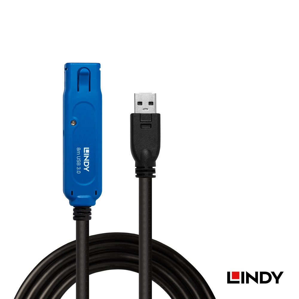 【43158】 LINDY 8m USB3.0 アクティブ延長ケーブル 【43158】 LINDY 8m USB3.0 アクティブ延長ケーブル