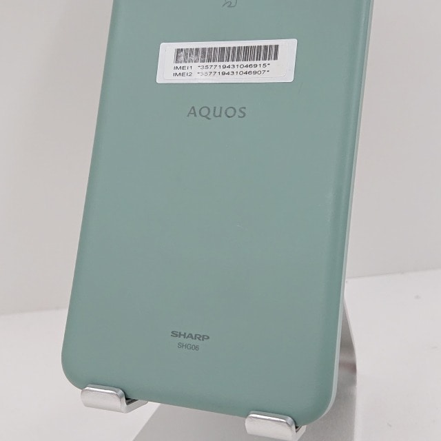 AQUOS wish SHG06 au オリーブグリーン 送料無料 本体 c08974 【中古】