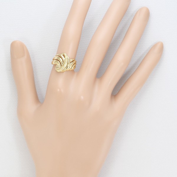 K18 18金 YG リング 指輪 10.5号 ダイヤ 0.04 ジュエリー 中古 K18 18金 YG リング 指輪 10.5号 ダイヤ 0.04 ジュエリー 中古