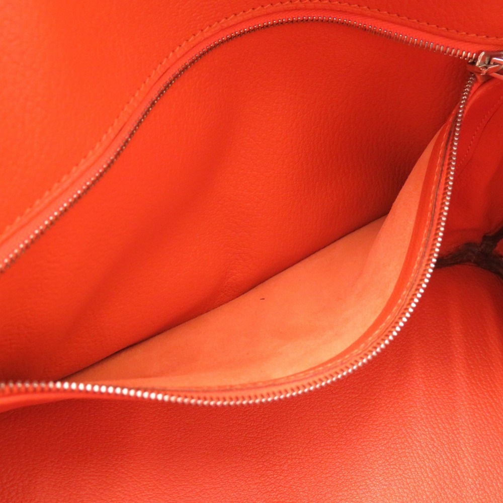 美品 バーキン30 ハンドバッグ オーストリッチ タンジェリン I刻印 0328【中古】 レディース