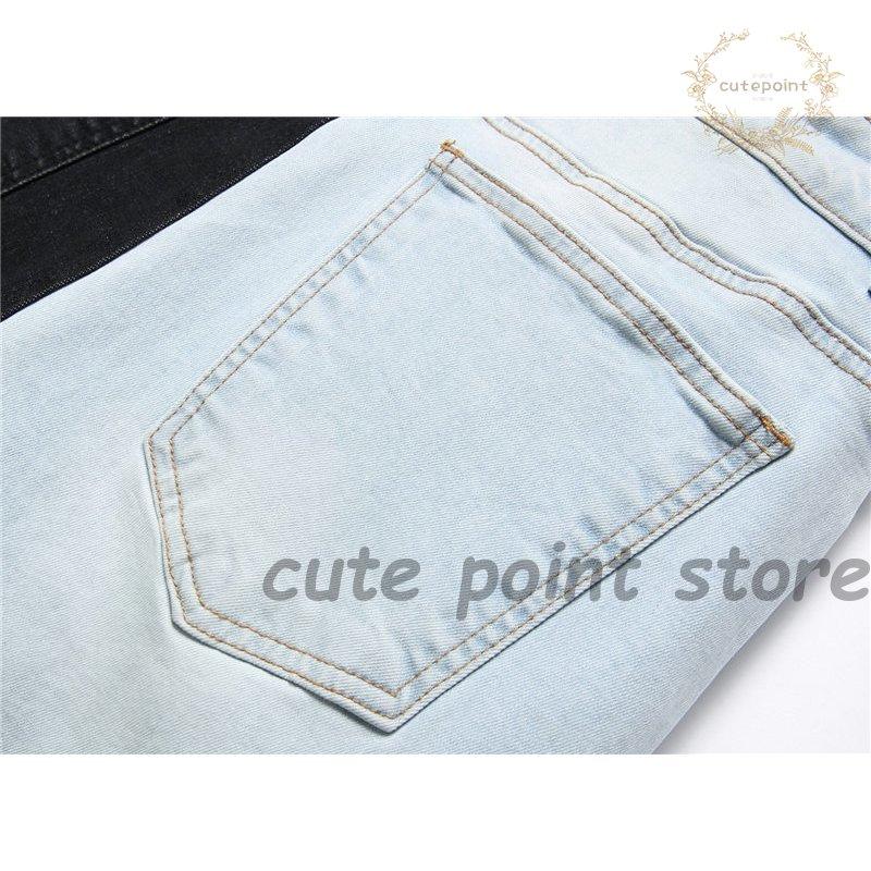 【短納期】イベント スキニーデニム メンズ ボトムス ジーンズ ジーパン アンクルパンツ おしゃれ ダメージ 春夏 美脚 ロング丈 新作