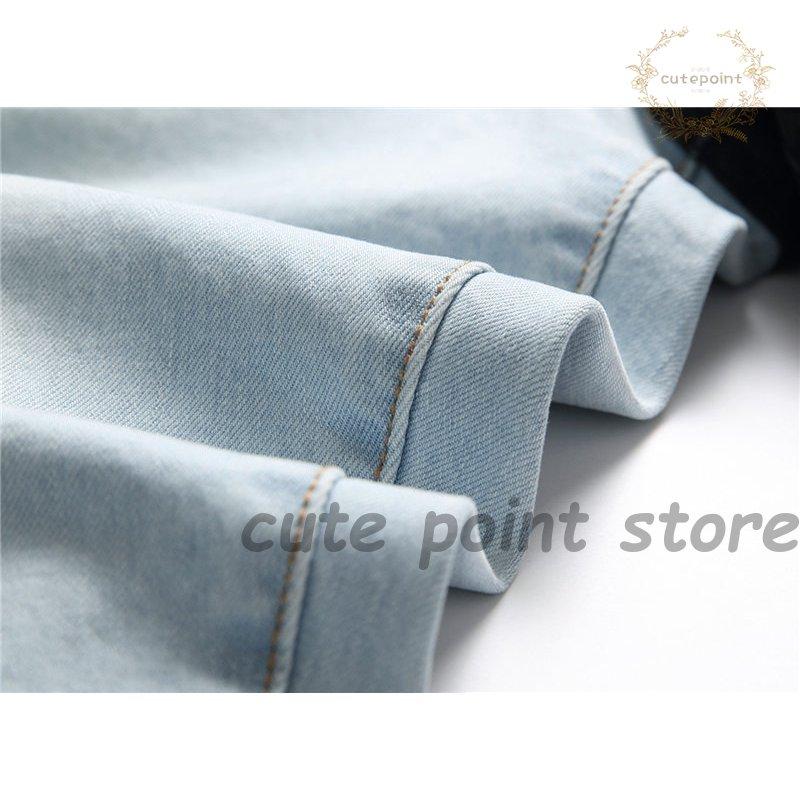 【短納期】イベント スキニーデニム メンズ ボトムス ジーンズ ジーパン アンクルパンツ おしゃれ ダメージ 春夏 美脚 ロング丈 新作