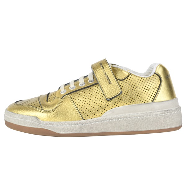 SAINT LAURENT サンローラン ユーズド加工 ベルクロ レザー スニーカー/602546 08D40 8279 SAINT LAURENT サンローラン ユーズド加工 ベルクロ レザー スニーカー/602546 08D40 8279