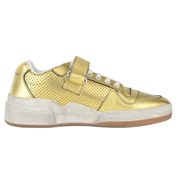 SAINT LAURENT サンローラン ユーズド加工 ベルクロ レザー スニーカー/602546 08D40 8279 SAINT LAURENT サンローラン ユーズド加工 ベルクロ レザー スニーカー/602546 08D40 8279