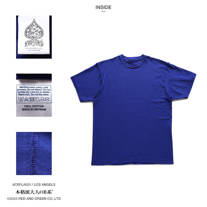 ACE FLAG 上下セット 半袖 ブランド Tシャツ ハーフパンツ メンズ 春夏用 全2色 大きいサイズ エースフラッグ セットアップ ゆったり エルエー THUG