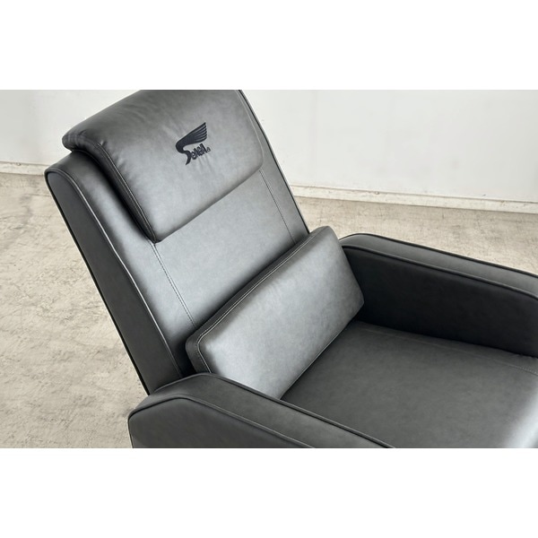 SeAGA_リクライナーソファ_1P_GY グレー 組立品