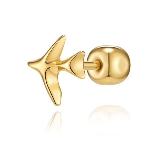 【HYERES LOR】23FW★ Colombe d'Or Silver l Piercing Amazon.com: LRGKMCWTOB Nose Studs L Shaped 925 Sterling