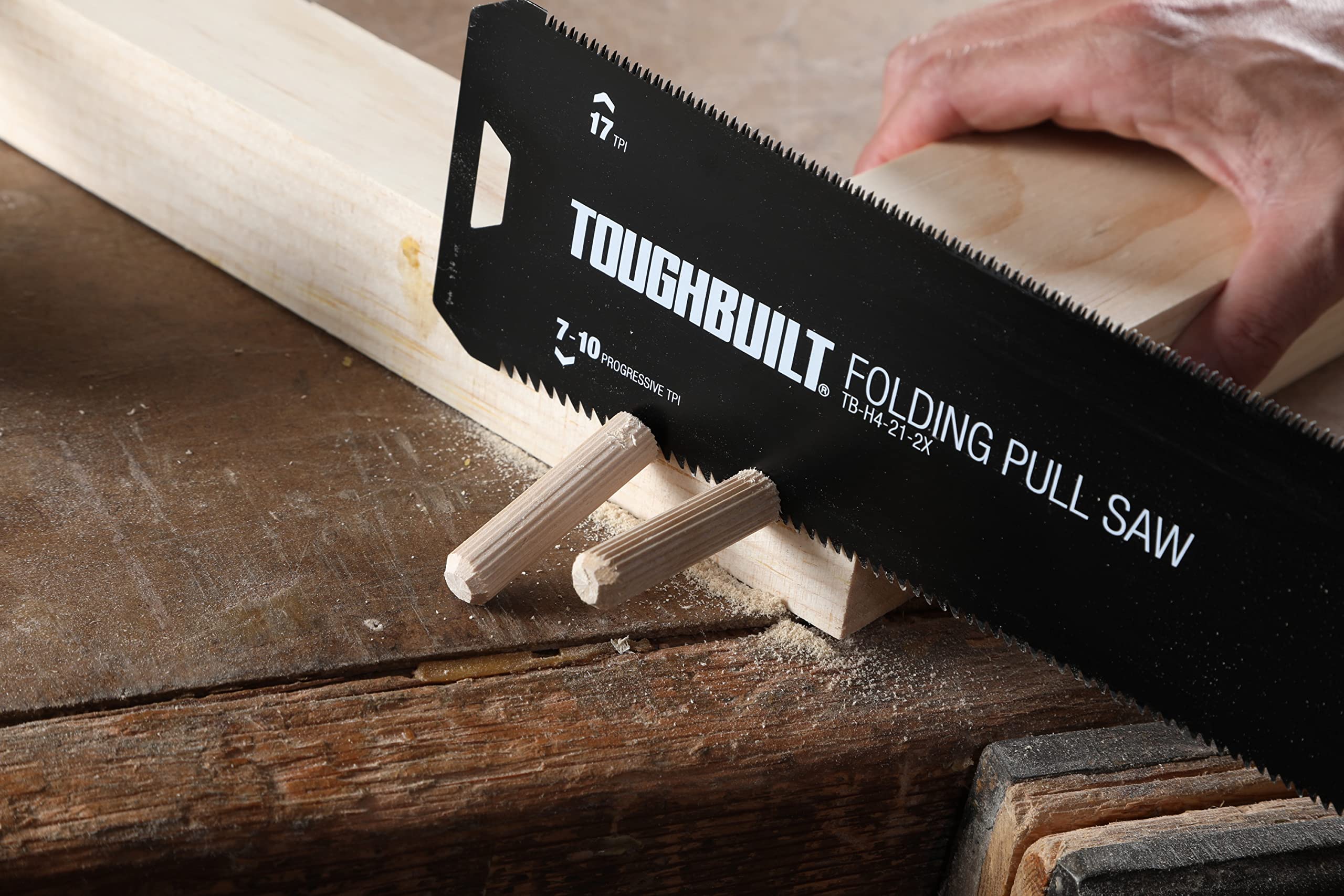 ToughBuilt 折りたたみ式プルソー - (TB-H4-21-2X) ブラック One Size