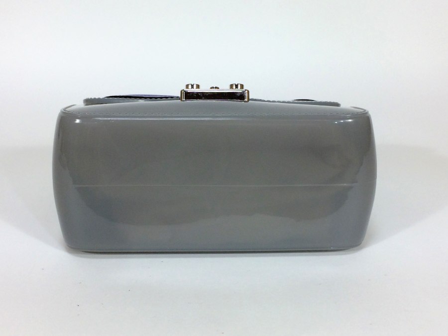 ハンドバッグ キャンディ PVC チェーンショルダー ストラップ保存袋あり 【中古品】