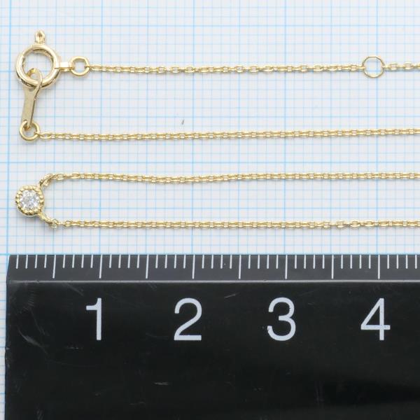 ジェイパール K18YG ネックレス ダイヤ 総重量約1.3g 約40cm