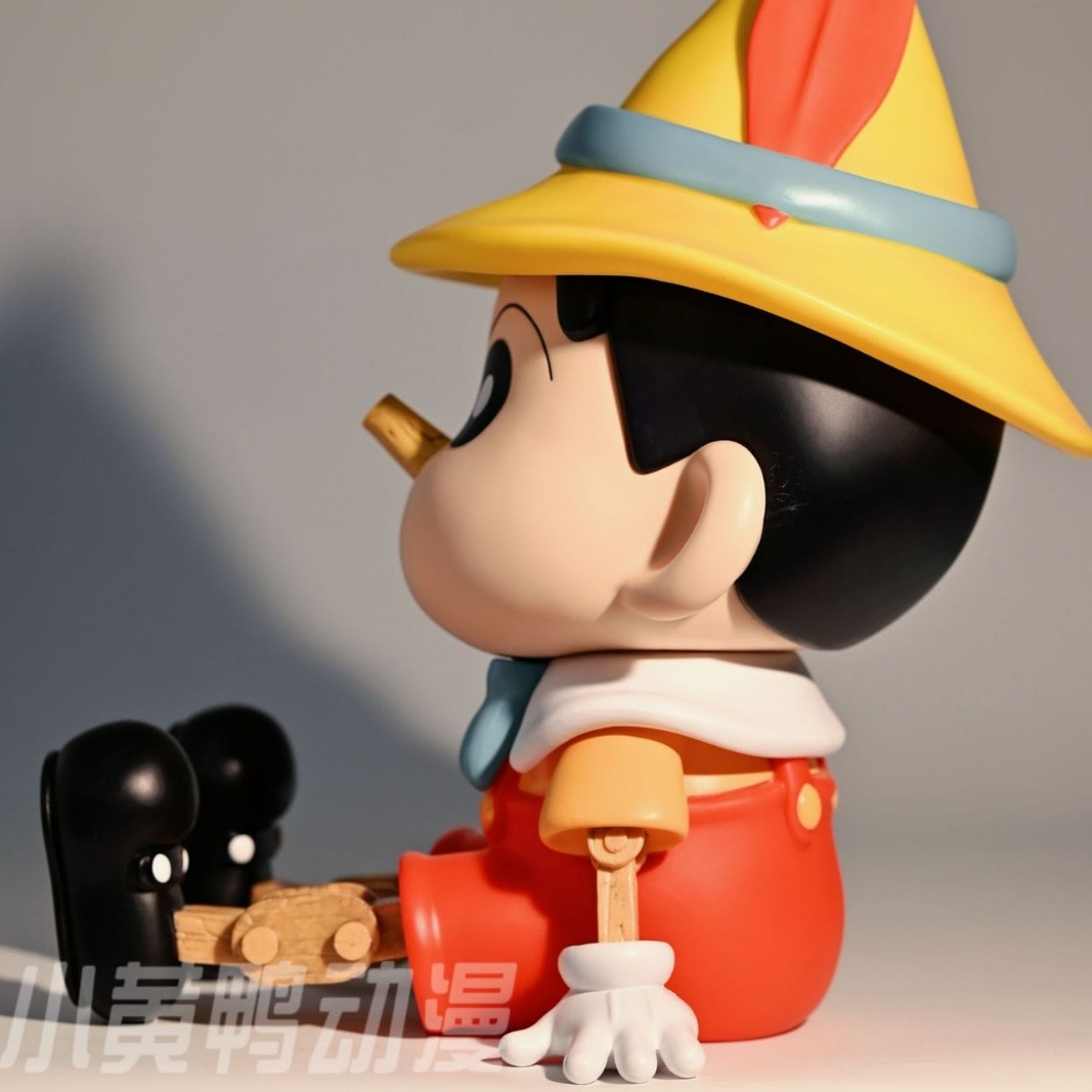 超大型32cmトレンド野原新之助クレヨンしんちゃんcosピノキオ木頭人フィギュア置物 超大型32cmトレンド野原新之助クレヨンしんちゃんcosピノキオ木頭人フィギュア置物