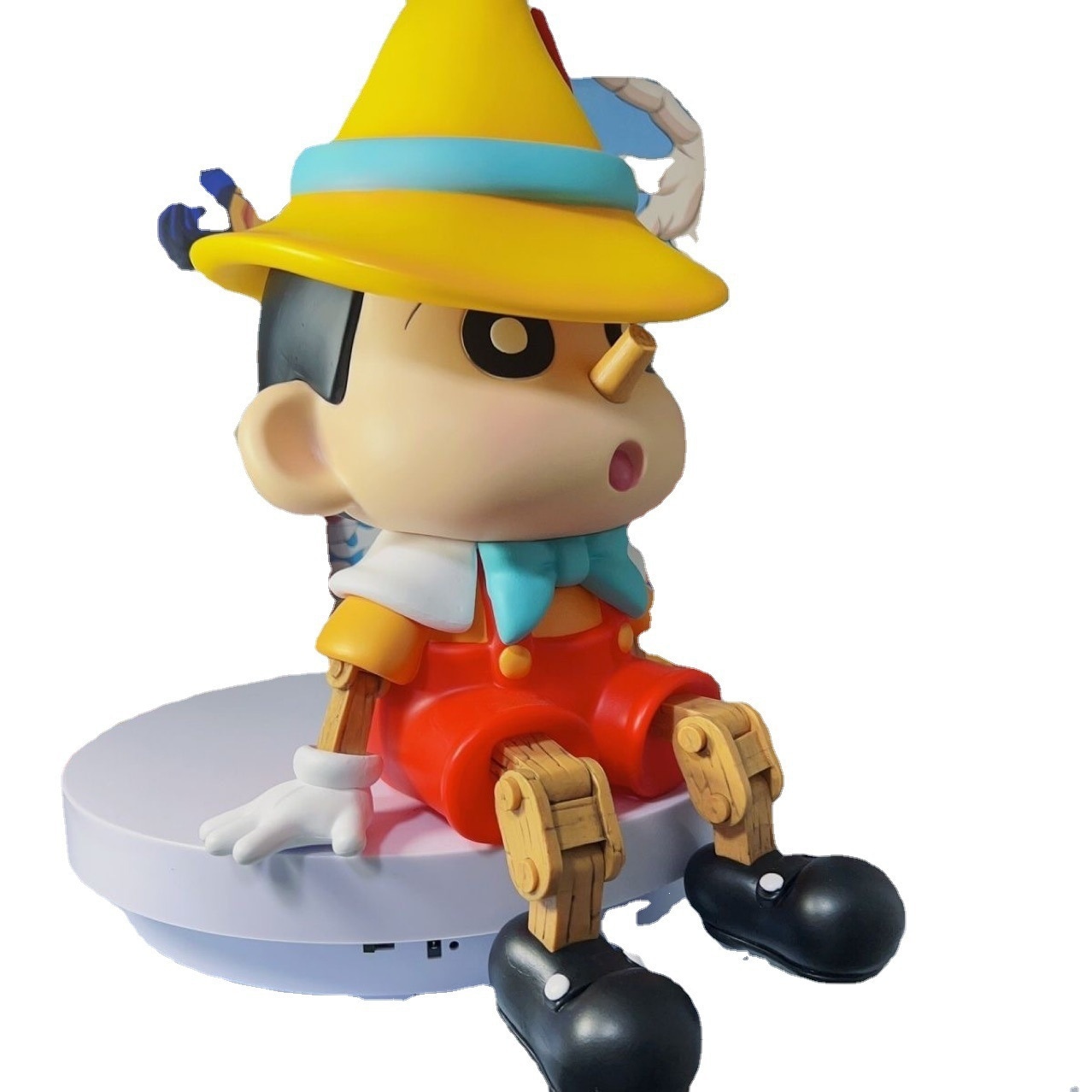 超大型32cmトレンド野原新之助クレヨンしんちゃんcosピノキオ木頭人フィギュア置物 超大型32cmトレンド野原新之助クレヨンしんちゃんcosピノキオ木頭人フィギュア置物